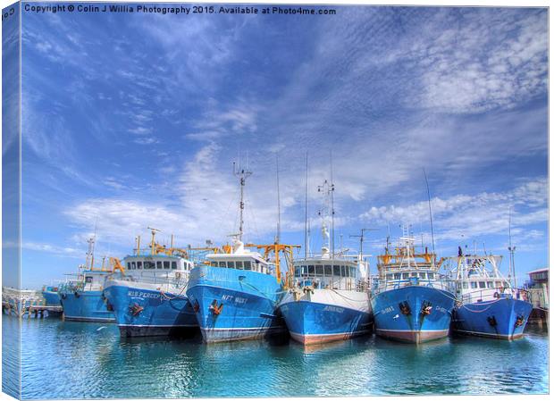  Fishing Fleet Fremantle WA  Canvas Print by Colin Williams Photography
