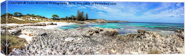  The Basin - Rottnest Island WA - Panorama Canvas Print by Colin Williams Photography