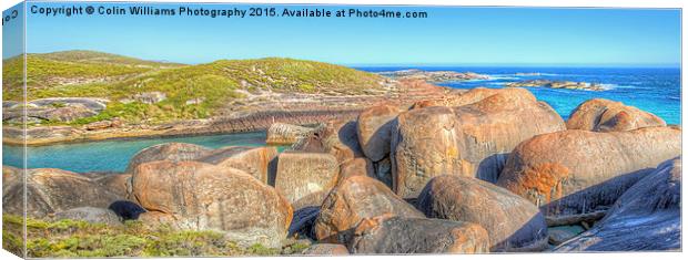  Elephant Rocks Panorama Canvas Print by Colin Williams Photography
