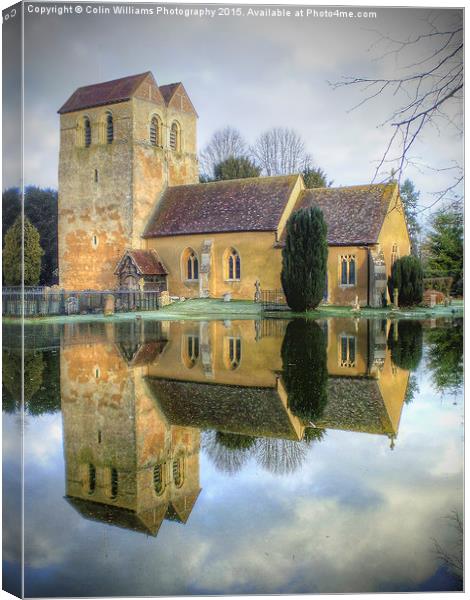  The Parish Church of St Bartholomew Fingest Canvas Print by Colin Williams Photography