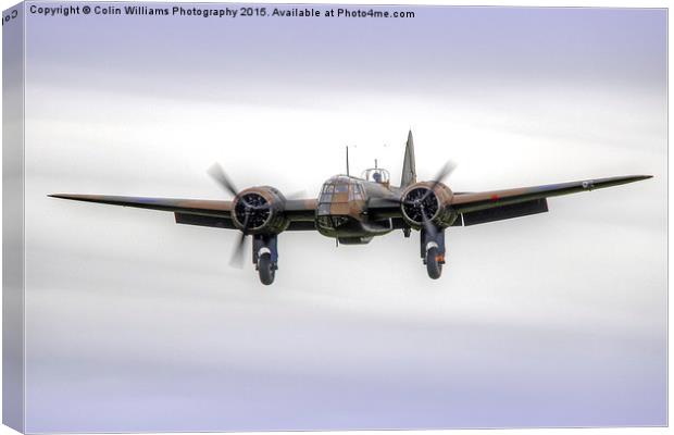  Bristol Blenheim On Finals - 1 Canvas Print by Colin Williams Photography