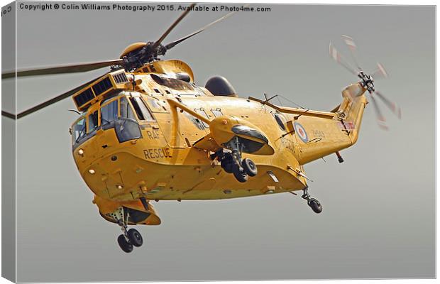  Rescue Hero The Westland Sea King Canvas Print by Colin Williams Photography