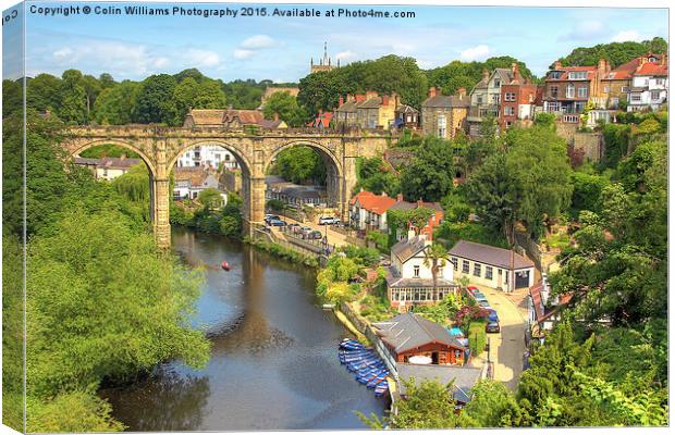   Knaresborough  Yorkshire Canvas Print by Colin Williams Photography