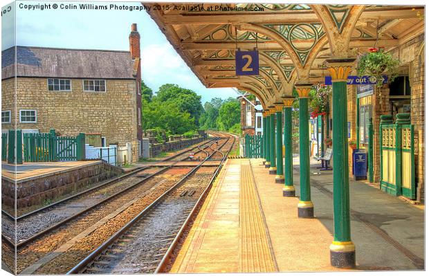  The Station  Knaresborough  Yorkshire Canvas Print by Colin Williams Photography