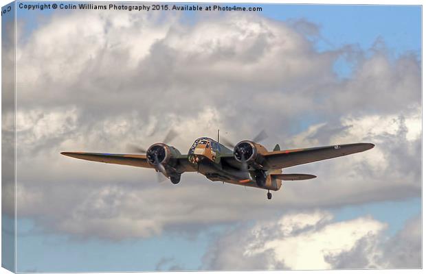  Bristol Blenheim RIAT 2015 3 Canvas Print by Colin Williams Photography