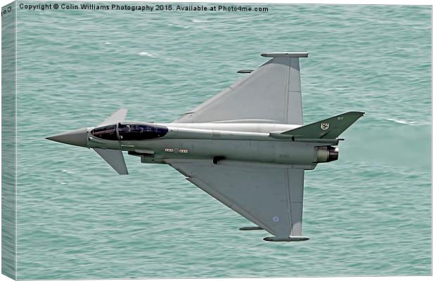  Eurofighter Typhoon - Eastbourne 1 Canvas Print by Colin Williams Photography