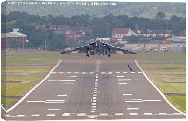    Vulcan To The Skies - Farnborough 2014 2 Canvas Print by Colin Williams Photography