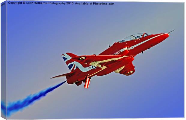    The Red Arrows Duxford 4 Canvas Print by Colin Williams Photography