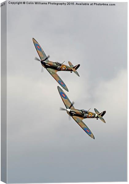   Duxford 75 Battle Ot Britian Airshow 2015 4 Canvas Print by Colin Williams Photography