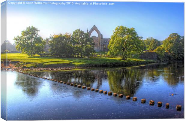   Bolton Abbey 3 Canvas Print by Colin Williams Photography