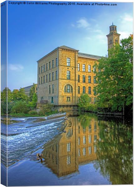  Salts Mill 2 Canvas Print by Colin Williams Photography