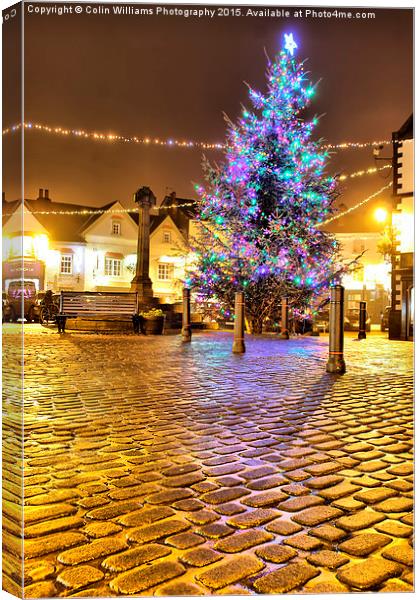  Christmas in Knaresborough 3 Canvas Print by Colin Williams Photography