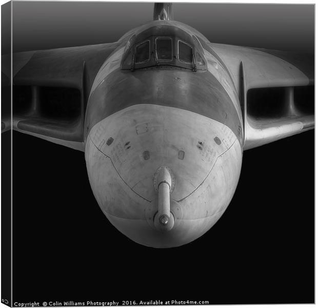 The Avro Vulcan BW Canvas Print by Colin Williams Photography