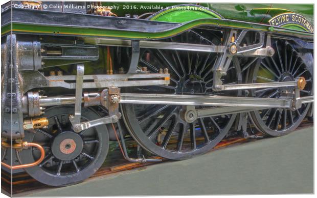 The Return Of The Flying Scotsman 2 Canvas Print by Colin Williams Photography