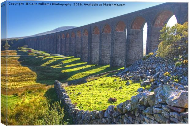 The Ribblehead Viaduct 7 Canvas Print by Colin Williams Photography