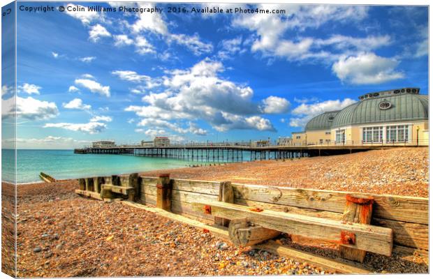 Worthing Pier 2 Canvas Print by Colin Williams Photography