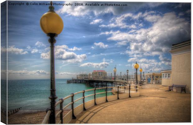 Worthing Pier 3 Canvas Print by Colin Williams Photography