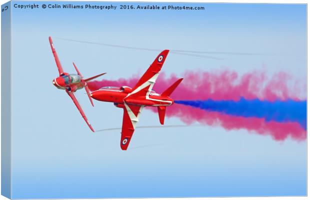 The Red Arrows Gypo Break Canvas Print by Colin Williams Photography