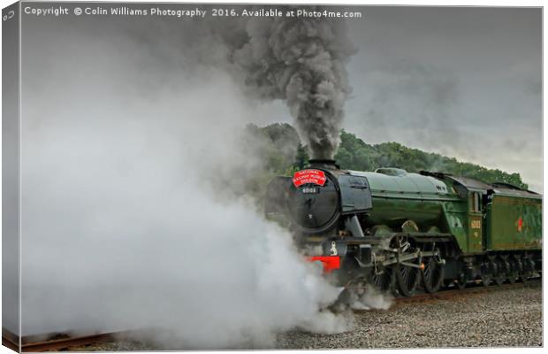 The Return Of The Flying Scotsman NRM Shildon 4 Canvas Print by Colin Williams Photography