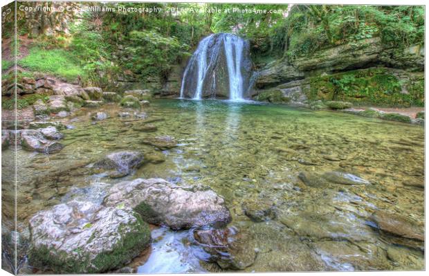  Janets Foss 2 - North  Yorkshire Canvas Print by Colin Williams Photography