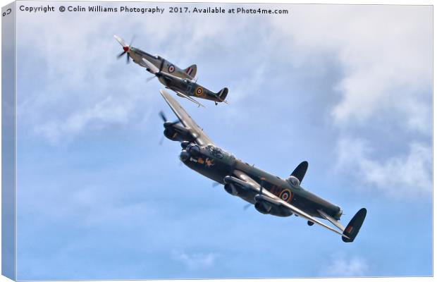  The Battle Of Britain Memorial Flight - RIAT 1 Canvas Print by Colin Williams Photography