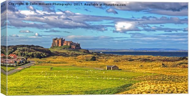 Bamburgh Castle 1 Canvas Print by Colin Williams Photography