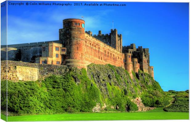 Bamburgh Castle 3 Canvas Print by Colin Williams Photography