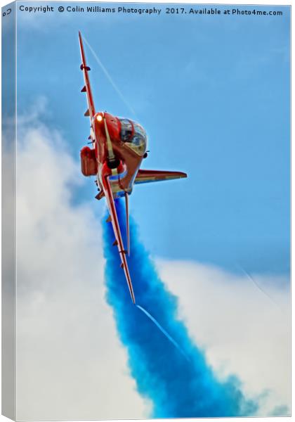The Red Arrows At RIAT 2017 - 2 Canvas Print by Colin Williams Photography