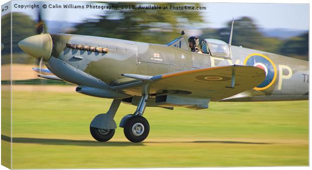 Spitfire Scramble 2 Canvas Print by Colin Williams Photography