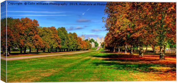 Windsor Castle Panorama Canvas Print by Colin Williams Photography