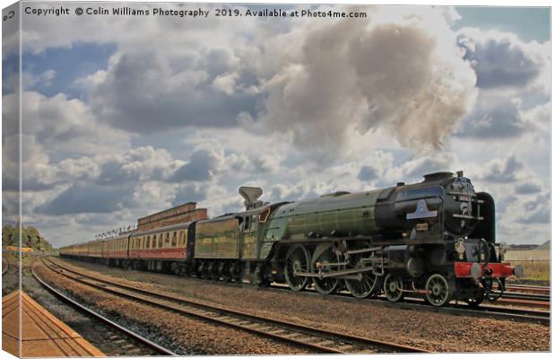 Tornado 60163 At Westfield Kirkgate 11.05.2019 - 1 Canvas Print by Colin Williams Photography