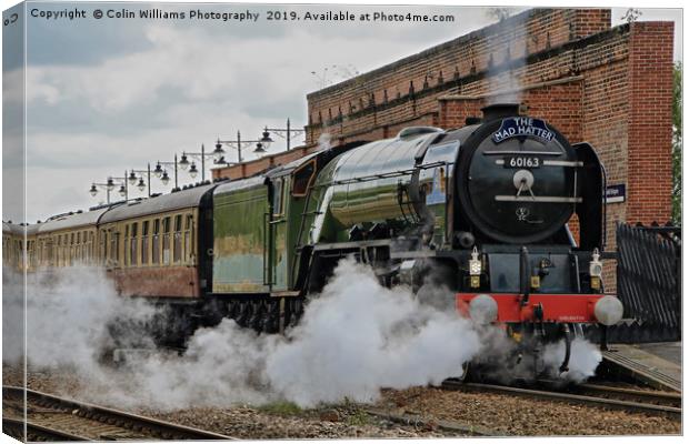 Tornado 60163 At Westfield Kirkgate 11.05.2019 - 3 Canvas Print by Colin Williams Photography