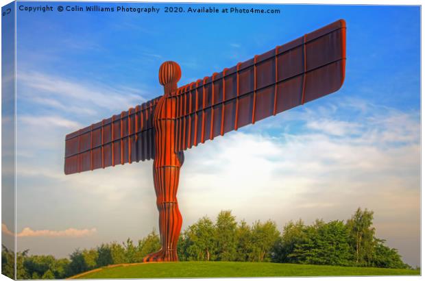 The Angel of the North  3 Canvas Print by Colin Williams Photography