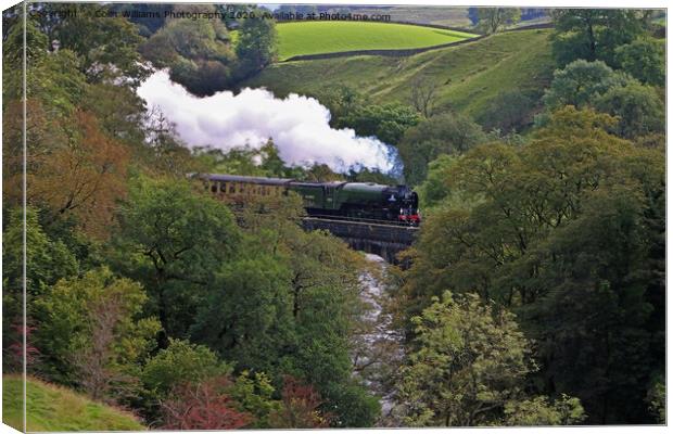 Tornado 60163 crosses the River Ribble Canvas Print by Colin Williams Photography