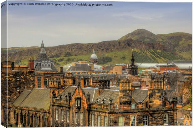 The View From Edinburgh Castle Canvas Print by Colin Williams Photography