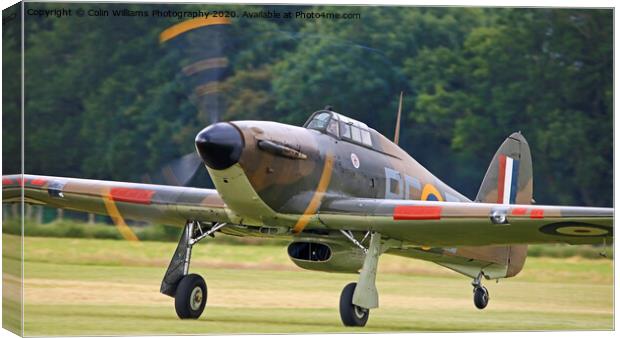 Hawker Hurricane Canvas Print by Colin Williams Photography