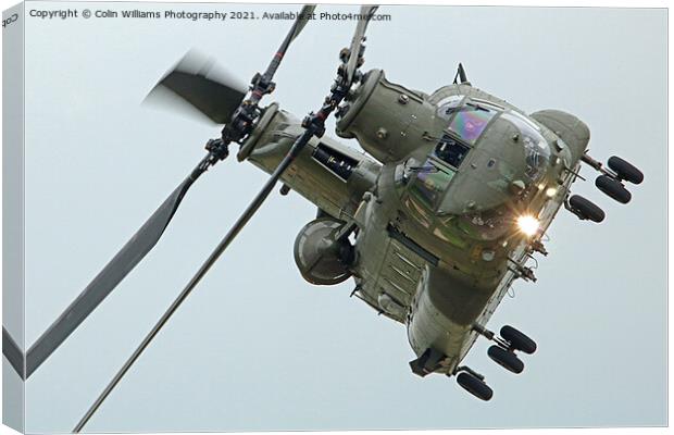 Chinook at RIAT 2016 Canvas Print by Colin Williams Photography