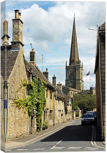 Burford Village Street Canvas Print by Tony Murtagh