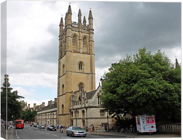Magdalen Tower Canvas Print by Tony Murtagh