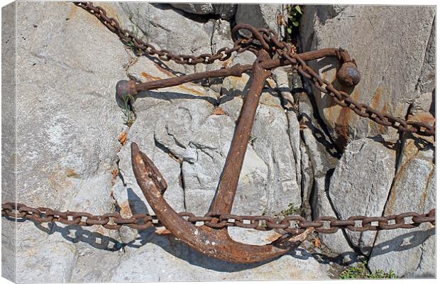 Anchor and Chains Canvas Print by Tony Murtagh