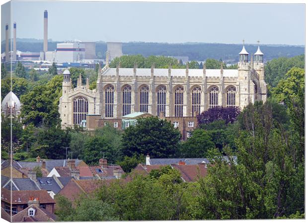 Eton College Chapel Canvas Print by Tony Murtagh