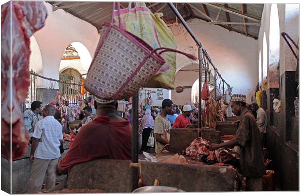 Stone Town Market Canvas Print by Tony Murtagh