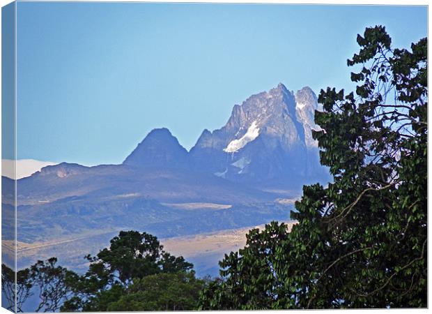 Mount Kenya Canvas Print by Tony Murtagh
