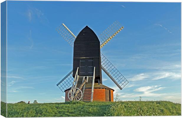 Windmill at Brill Canvas Print by Tony Murtagh