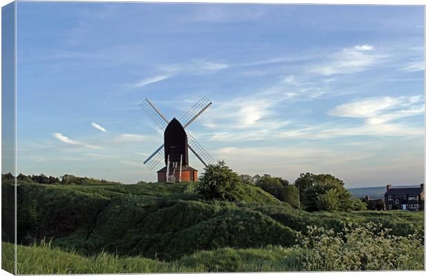 Windmill on Brill Common Canvas Print by Tony Murtagh