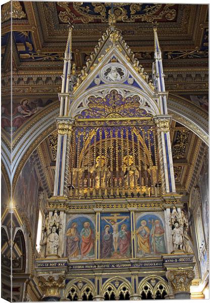 The basilica of Saint John Lateran Canvas Print by Tony Murtagh