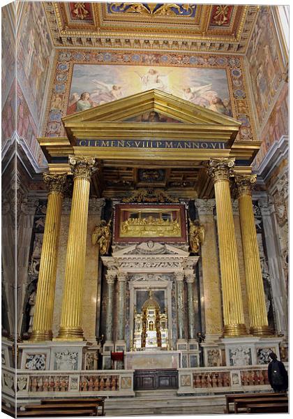 Basilica of St John Lateran Canvas Print by Tony Murtagh