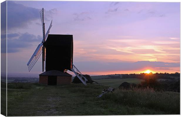 Sunset at Brill Canvas Print by Tony Murtagh