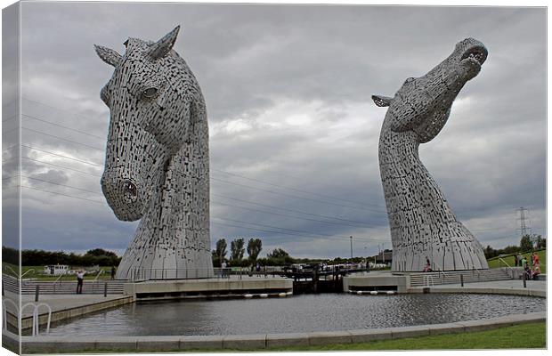  The Kelpies Canvas Print by Tony Murtagh