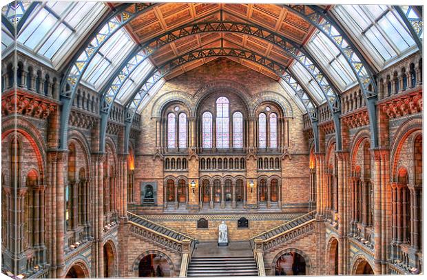 Natural History Museum Canvas Print by Gillian Oprey